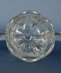 Vaas met oren op voet - kleurloos kristal