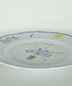 Wandbord Vive la Nation - Longwy France aardewerk