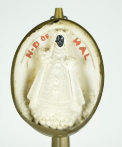 Zwarte Madonna relikwie van meerschuim - Antiek