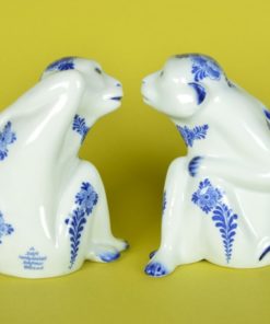 Apen Delfleur Heinen Delftsblauw - keramiek