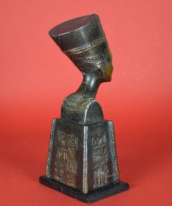 Nefertiti Buste op hoge voet - goudkleurig metaal