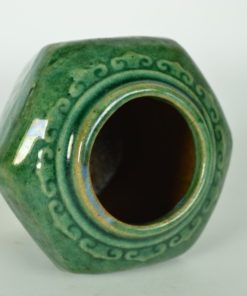 Gemberpot turquoisekleurig glazuur - aardewerk