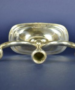 Driearmige kandelaar - verzilverd