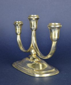 Driearmige kandelaar - verzilverd