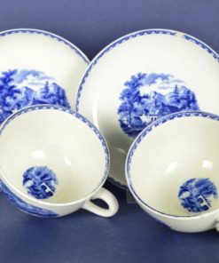 Kop en schotels decor Landschap - Société Céramique Maestricht - keramiek - set van 2