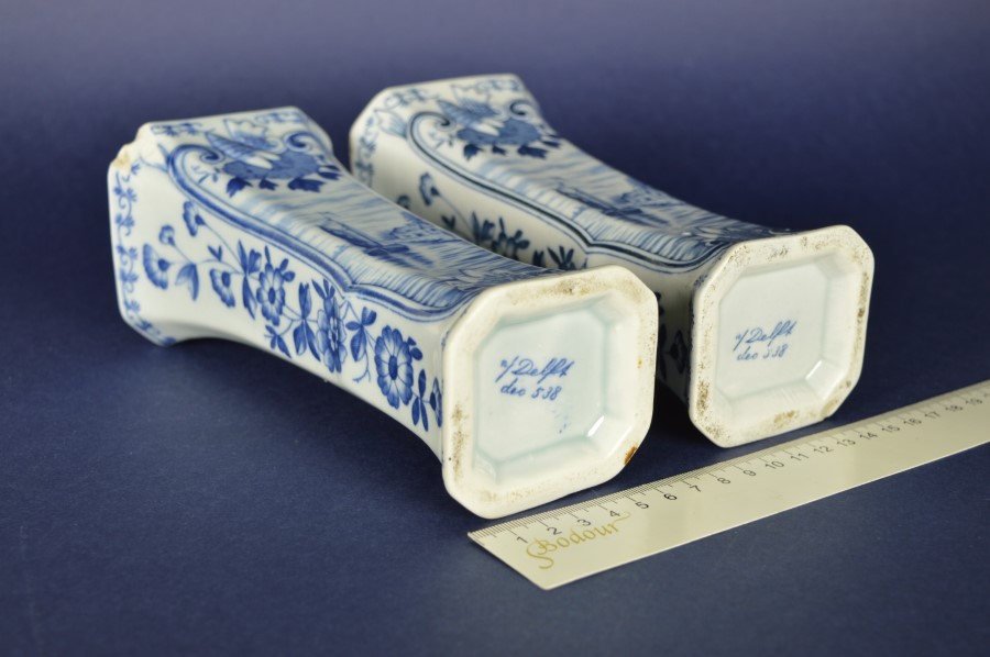 Vazen MOSA - Louis Regout decor n/ Delft dec 538 - Porselein