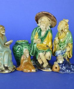 Collage Chinese Mudmannen - keramiek