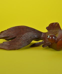 Sluierstaatvis beeld van hout