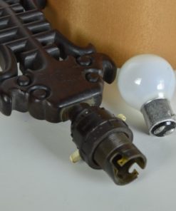 Tafellamp met Chinese symbolen - Hout