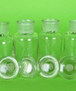 Apothekersflessen 175 cl kleurloos glas - set van 4