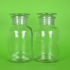 Apothekersflessen 1 liter kleurloos glas - set van 2