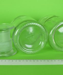 Apothekersflessen 1 liter kleurloos glas - set van 2