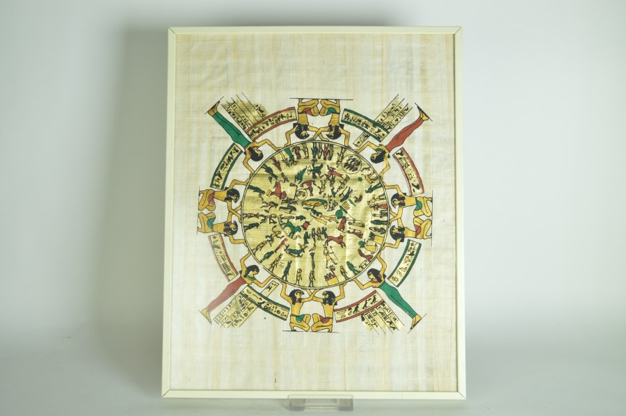 Oud-Egyptische Dendera Zodiac Papyrus