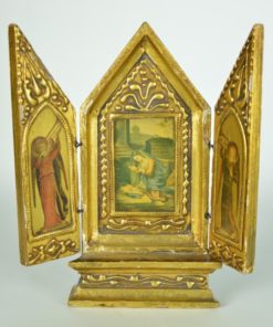 Drieluik Huisaltaar - Geboorte van Jezus - hout