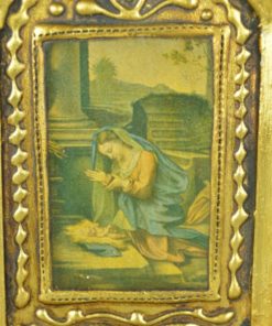 Drieluik Huisaltaar - Geboorte van Jezus - hout