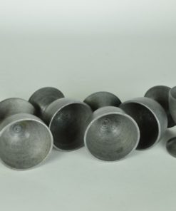 Eierdopjes van tin - set van 6