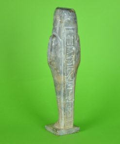 Egyptische Farao grijsgroen speksteen