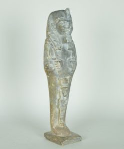 Egyptische Farao grijsgroen speksteen