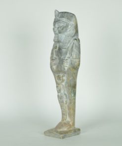 Egyptische Farao grijsgroen speksteen