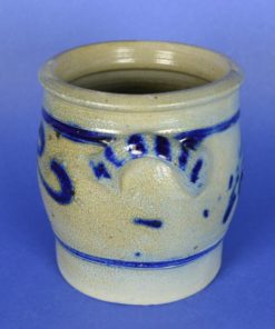 Keulse pot grijs en blauw - keramiek