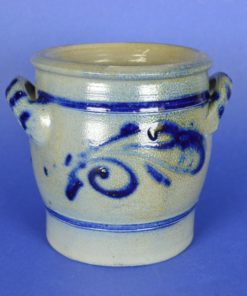 Keulse pot grijs en blauw - keramiek