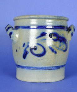 Keulse pot grijs en blauw - keramiek