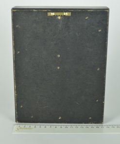 Religieus kruis barok - goud in zwarte lijst