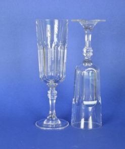 Robuuste champagneglazen - kristal -set van 2