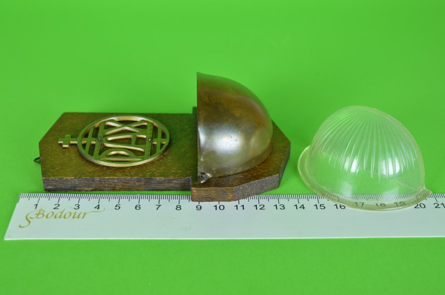 Wijwaterbakje PAX - hout en koper