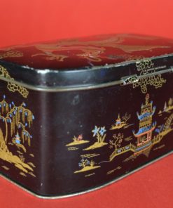 Blik met gouden draak - metaal