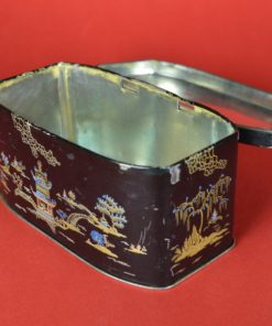 Blik met gouden draak - metaal