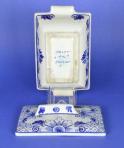 Botervloot Iris Delft Holland S - Antiek Blauw op wit aardewerk