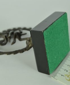 Dansende Shiva Nataraja op zwarte voet - metaal