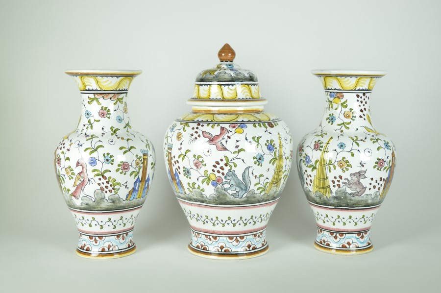 Kaststel Berardos Portugal Van Gelder Kollektie M.T. - handbeschilderd aardewerk