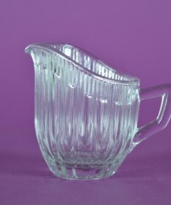 Melkkan verticaal ribbeltje - kleurloos glas