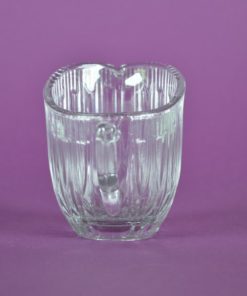 Melkkan verticaal ribbeltje - kleurloos glas