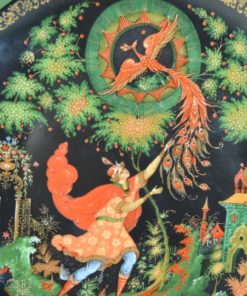 Wandbord Firebird Rusland - porselein