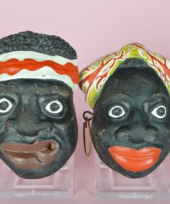 Cubaanse Maskers man en vrouw - aardewerk