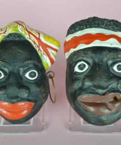 Cubaanse Maskers man en vrouw - aardewerk