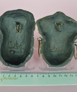 Cubaanse Maskers man en vrouw - aardewerk