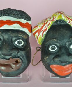 Cubaanse Maskers man en vrouw - aardewerk