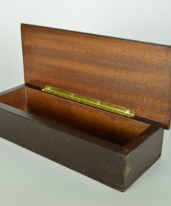 Doos bloemen - hand ingelegd mahonie hout