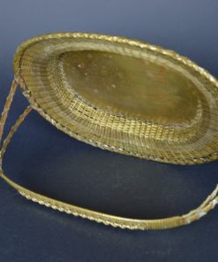 Gevlochten hengselmandje Chinees -Messing