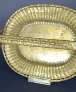 Gevlochten hengselmandje Chinees -Messing