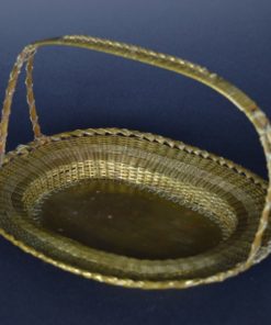 Gevlochten hengselmandje Chinees -Messing