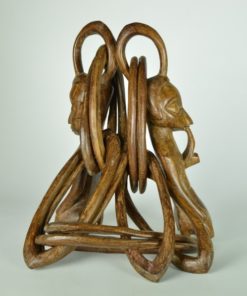 Huwelijksketting man en vrouw Afrikaans - handgesneden hout