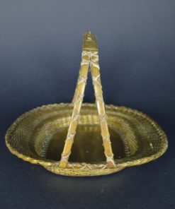 Gevlochten hengselmandje Chinees -Messing