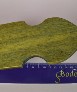 Wijwaterbakje Jezus - hout, metaal, glas