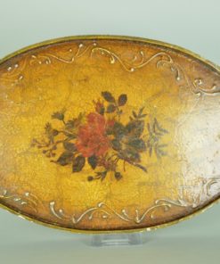 Dienblad met rozen - hout