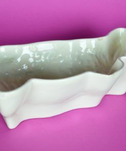 Konijn puddingvorm - wit aardewerk